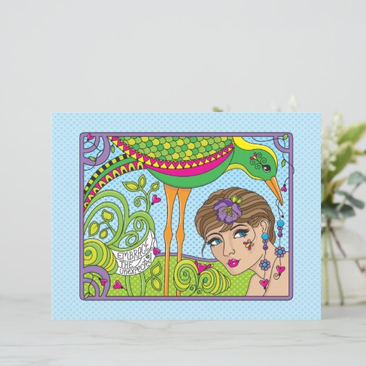 Unexpected_Flat紙シート11"x8.5"を採用 (スタンド正面)