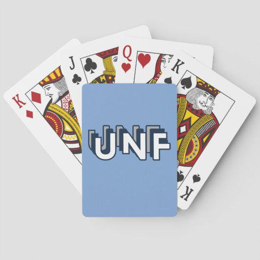 UNF – 北フロリダブルー大学 トランプ (裏面)