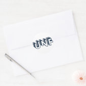 UNF University of North Florida Roundステッカー ラウンドシール (封筒)