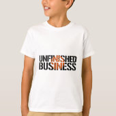 Unfinished Business Sketll Team Player Warmups Tシャツ (正面)