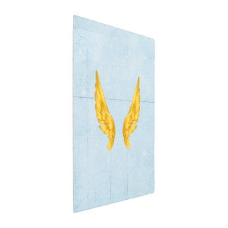 Unfold Your Power – Golden Wings of Angel メタルプリント