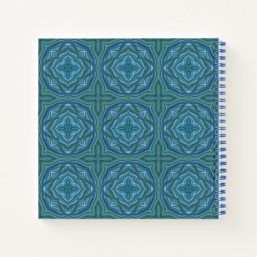 "Unfolding" Mandala Spiral Notebook ノートブック (裏面)