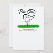 UnForeGettable 50th Birthday Partyのパラオフ 招待状 (裏面)