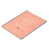 Unforgettable Words From My Patients ノートブック (左側)