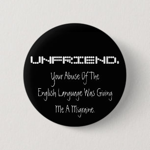 UNFRIENDボタン 缶バッジ