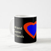 UnFriend Obama and Friends コーヒーマグカップ (正面左)