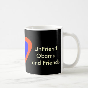UnFriend Obama and Friends コーヒーマグカップ