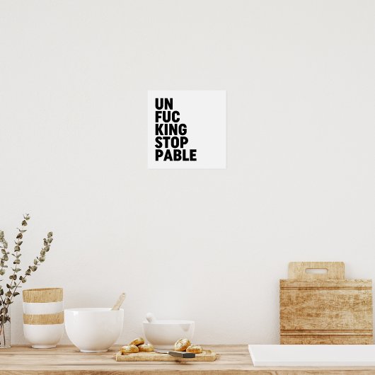 Unfu*禁酒可能 ポスター (キッチン)