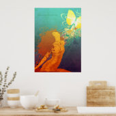 Unfurl (プリント) ポスター (キッチン)