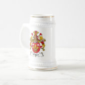 Ungerの家紋 ビールジョッキ (正面左)