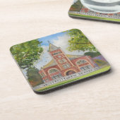 UNH Tホール – トンプソンホールウォーターカラーダーラムNH コースター (左側)