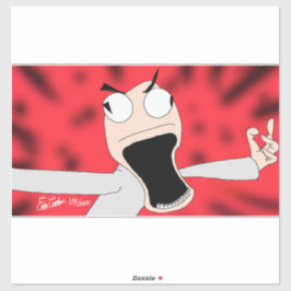 unhinged puppet art シール