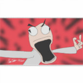 unhinged puppet art シール (正面)