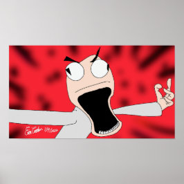 Unhinged puppet art ポスター