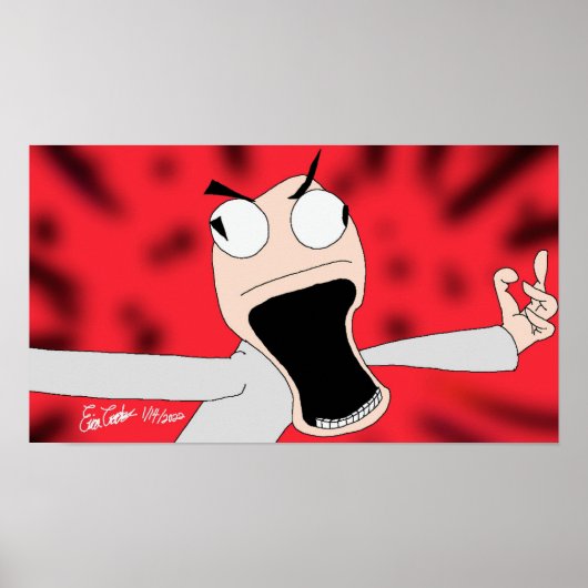 Unhinged puppet art ポスター (正面)