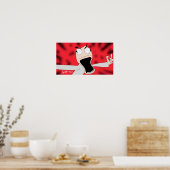 Unhinged puppet art ポスター (キッチン)