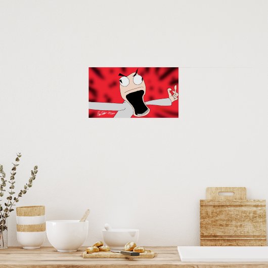 Unhinged puppet art ポスター (キッチン)