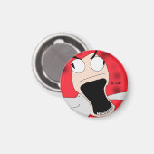 unhinged puppet art マグネット (正面/裏面)