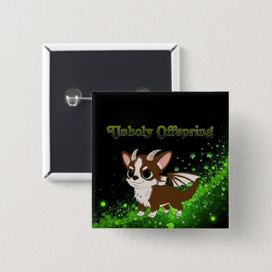 Unholy Offspring Button 缶バッジ (正面&裏面)