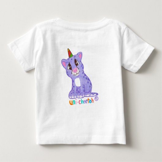 Uni-Cheetah Tシャツ (裏面)
