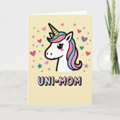 Uni Mom Celebration Art Card カード (正面)