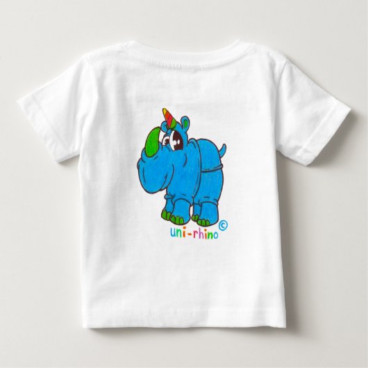 Uni-Rhino Tシャツ (裏面)