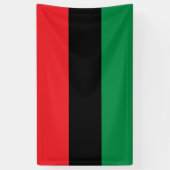 UNIAフラッグバナー – ユニバーサル黒人改良 横断幕 (縦)