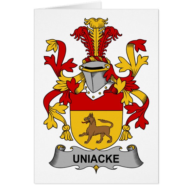 Uniackeの家紋 (正面)