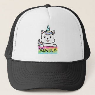 Unicat Caticorn Meowgical Unicorn Cat Men Bo キャップ