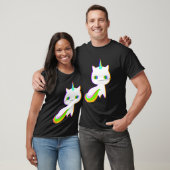 Unicat Caticorn Meowgical Unicorn Cat Men Bo Tシャツ (ユニセックス)