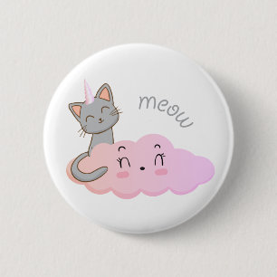 unicat cloud meowボタン 缶バッジ