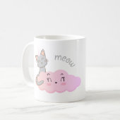 unicat cloud meow mug コーヒーマグカップ (正面左)