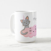 unicat cloud meow mug コーヒーマグカップ (正面左)