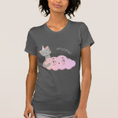 unicat cloud meow tシャツ (正面)