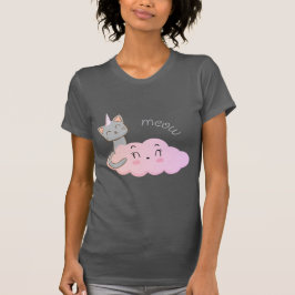 unicat cloud meow tシャツ