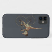 Unicicyleに乗る紳士のヴェロキラプトル Case-Mate iPhoneケース (裏面(横))
