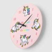 Unicocoの時計(円形) ラージ壁時計 (傾斜)