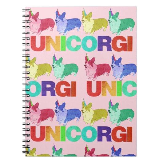 Unicorgiのノート ノートブック (正面)