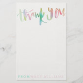 UNICORNありがとう文房具 便箋 (正面)