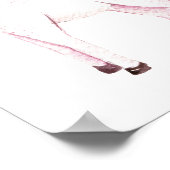 Unicornお洒落カスタマイズ可能な赤ちゃんシャワー記号 ポスター (角)