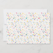 Unicornお洒落 & Photo Birthday Partyカード 招待状 (裏面)