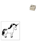Unicornかわいい子たち ラバースタンプ (押印)