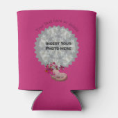 Unicornかわいらし写真パーソナライズされた 缶クーラー (裏面)