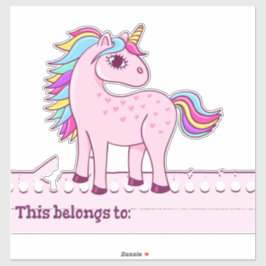 Unicornこの属する – 新学期 シール