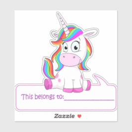 Unicornこの属する – 新学期 シール