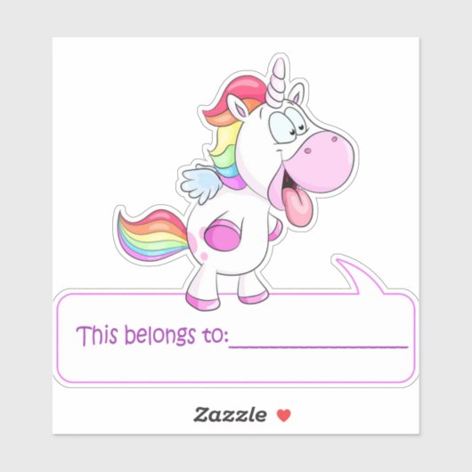 Unicornこの属する – 新学期 シール (シート)