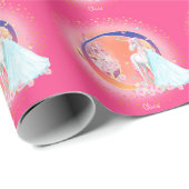 UnicornとプリンセスとCastle Letter O Monogram ラッピングペーパー (ロールコーナー)