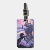 UnicornとCastle in the Clouds ラゲッジタグ (正面縦)