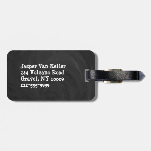 UnicornとCastle in the Clouds ラゲッジタグ (裏面横)