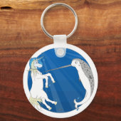 UnicornとNarwhalの出会い キーホルダー (正面)